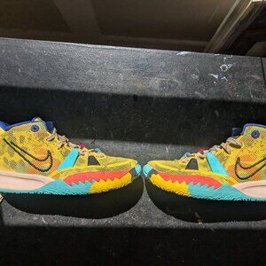 Nike Kyrie 7 1 World 1 People Youth Size 6 y Mid Yellow CT4080-700 Pre Owned